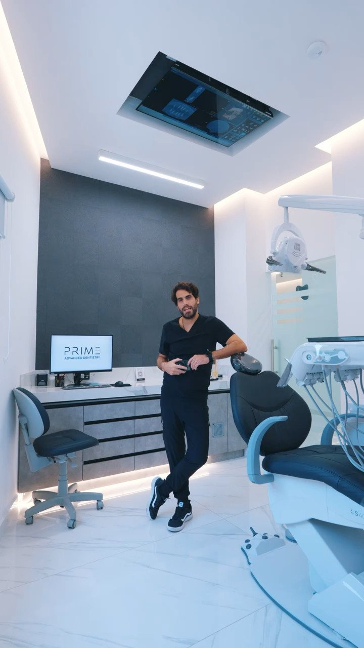 Clinic walkthrough with a dentist