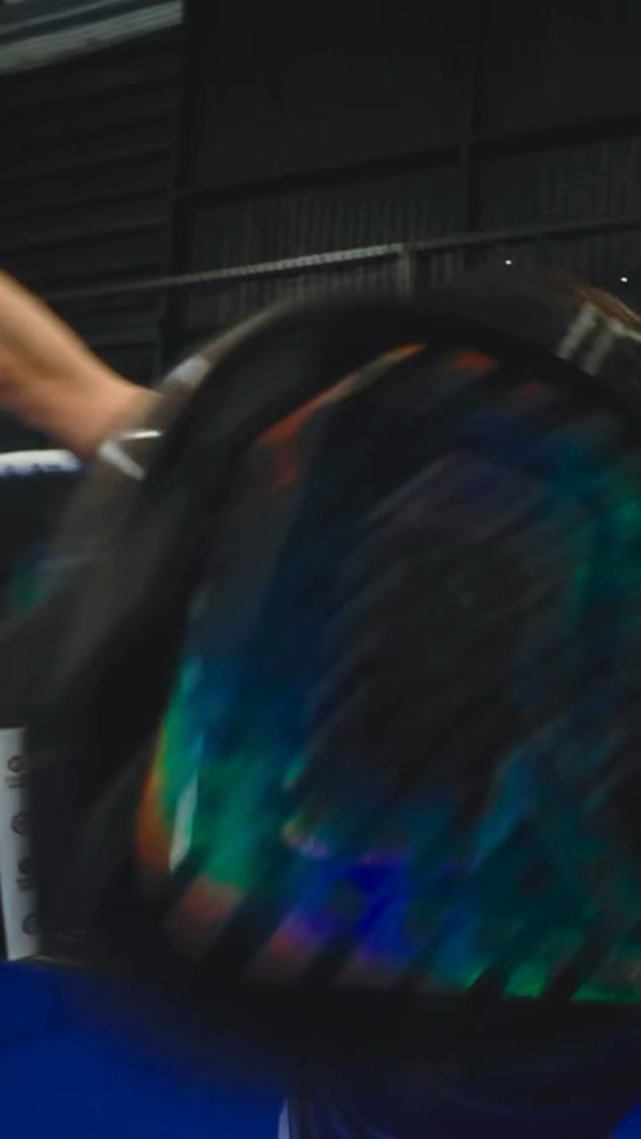 Abstract lens flare transition